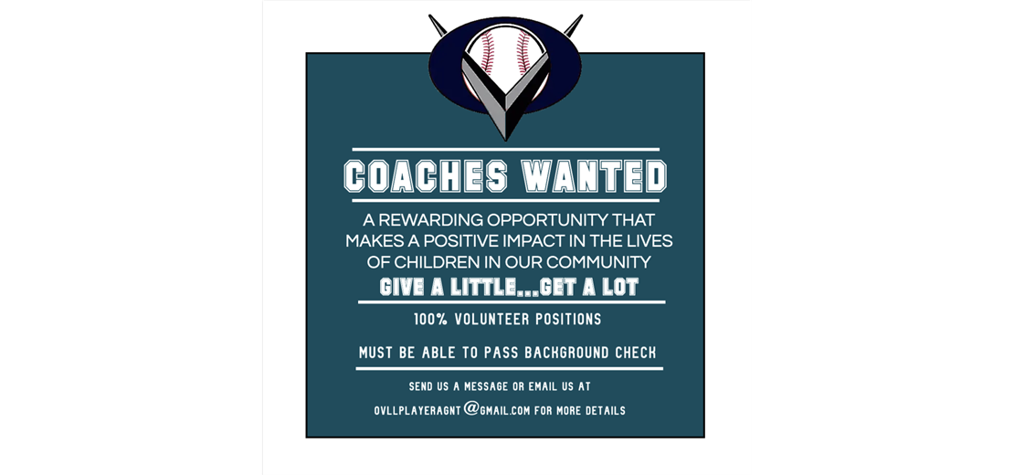 Coaches wanted!